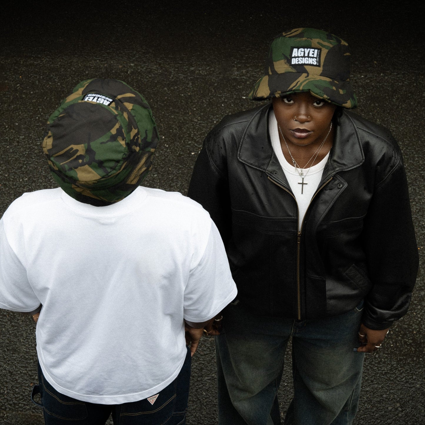 PRE - ORDER  HAND MADE WATER-RESISTANT CAMO PUFFER BUCKET HAT