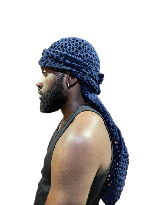 EXTRA LONG 'Our Crown' Crotchet Durag