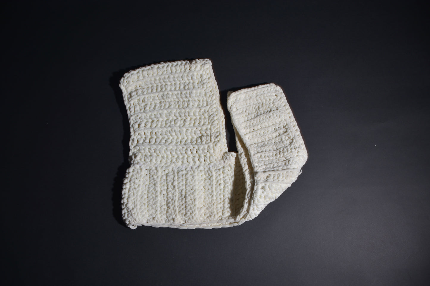 HANDMADE AGD CROTCHET HOODED SCARF